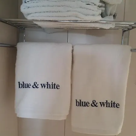 Blue & White Luxury Case de vacanță Flogita